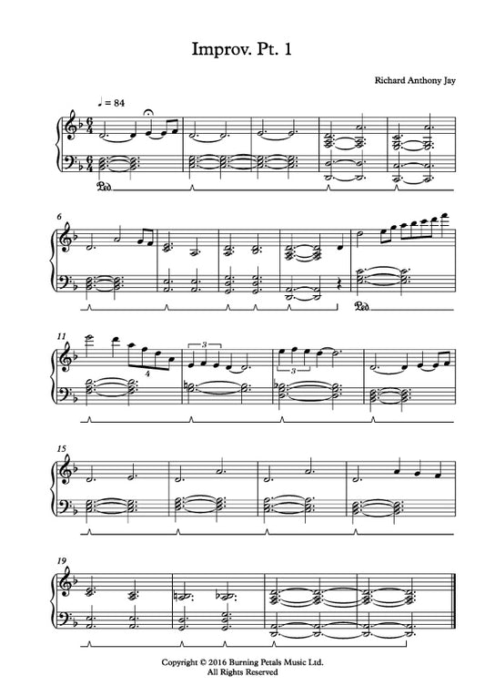 IMPROV., PT.1 - Piano Sheet Music PDF
