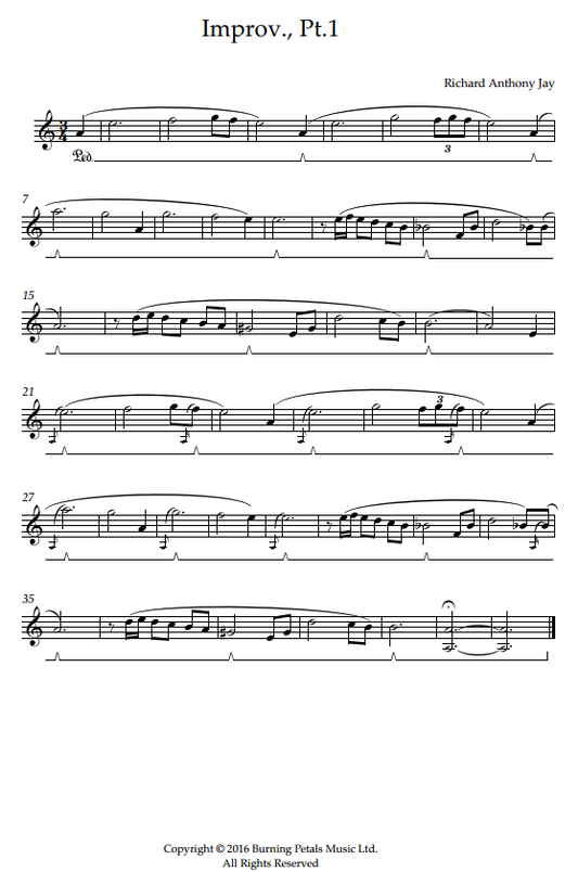 IMPROV., PT.1 - Piano Sheet Music PDF