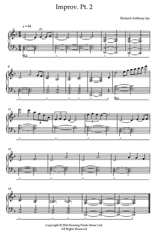 IMPROV., PT.2 - Piano Sheet Music PDF